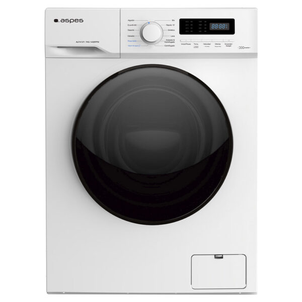 ASPES LAVADORA ALF4137I 7kg blanca 1400rpm vapor D