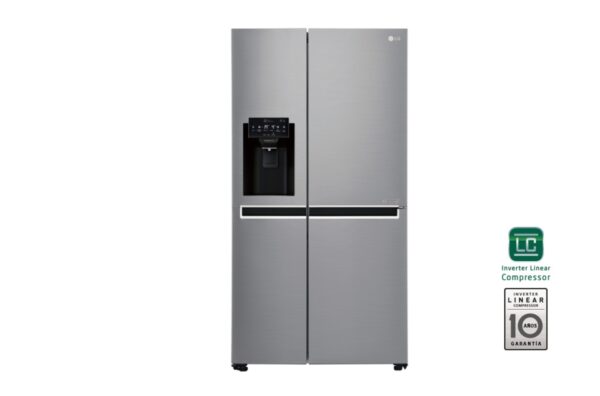 LG FRIGO GSL761PZUZ 179X91 INOX C/DIS. AMERICANO