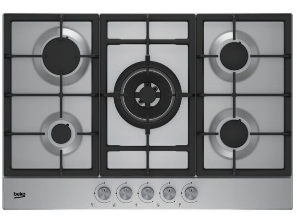 BEKO ENCIMERA HIAW75225SL 5F GAS WOK INCLUIDO INOX