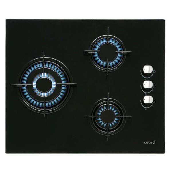 CATA ENCIMERA SCI6021BK CRISTALGAS 3F