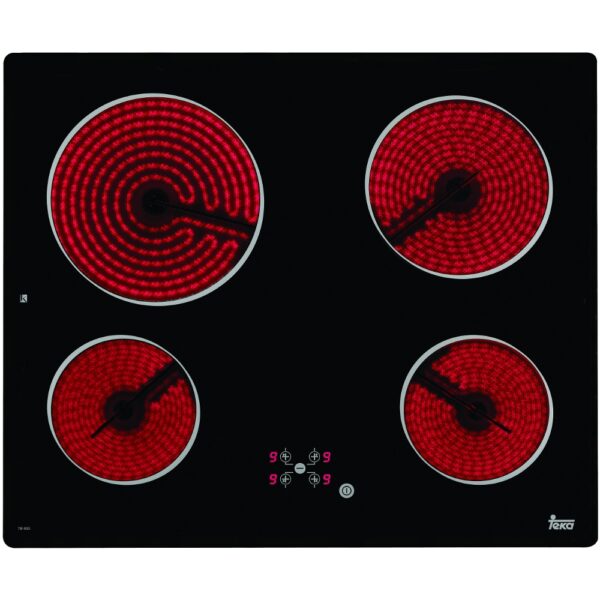 TEKA ENCIMERA VITRO TB600 4FUEGOS SIN MARCO