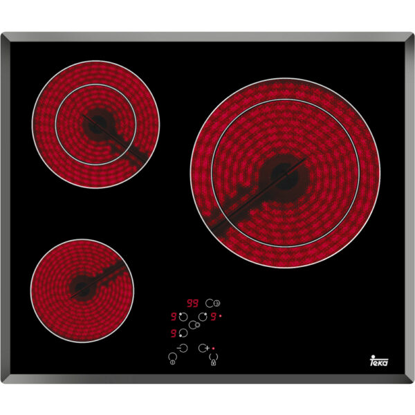 TEKA ENCIMERA VITRO TR631 3F BISELADA DOBLE CIRCUI