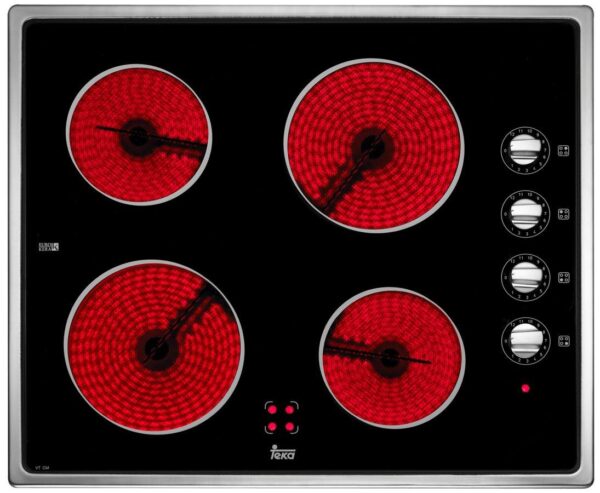 TEKA ENCIMERA VT CM 4 FUEGOS M/INOX C/MANDOS 04016