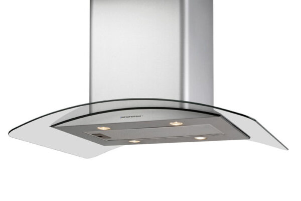 CATA CAMPANA ISLA GAMMA 90CM INOX/CRISTAL 580m/3