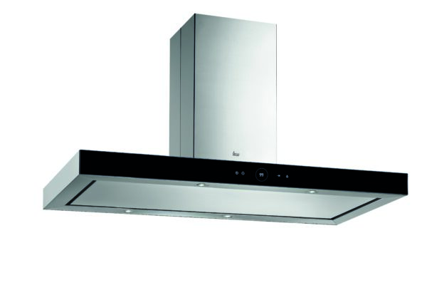 TEKA CAMPANA DPL ISLA1185 INOX 110CM FRON NGRO782m