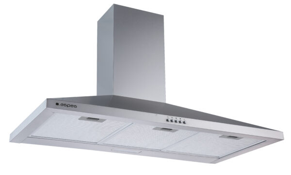 ASPES CAMPANA ACP1900X 90CM INOX PIRAMIDAL 520m/3
