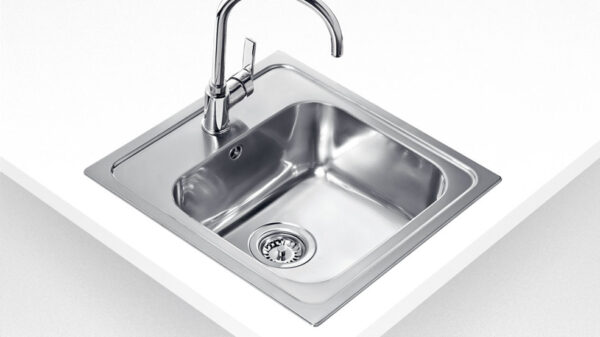 TEKA FREGADERO ELINE 1C C/REB.INOX 11137003