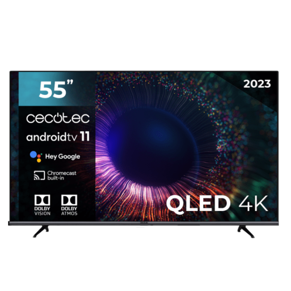 CECOTEC QLED V1+SERIES VQU11055+smart tv 4k 2568