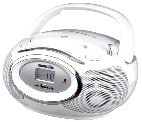 BRIGMTON RADIO CD W410B BLANCO CD-MP3 USB DIGITAL