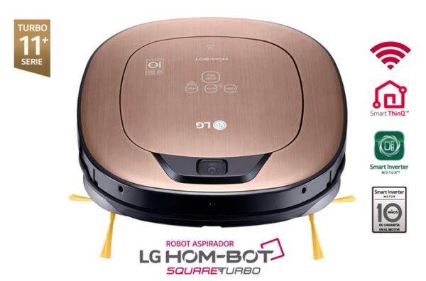 LG ASPIRADOR ROBOT VR9627PG , WIFI DORADO