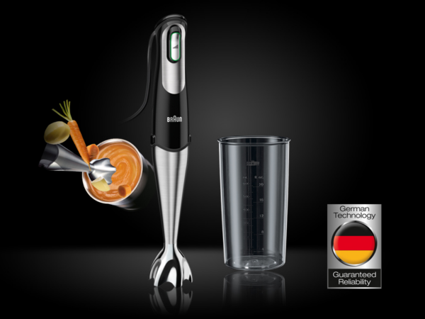 BRAUN BATIDORA MQ700HAND BLENDER 750W INOX NEGRA