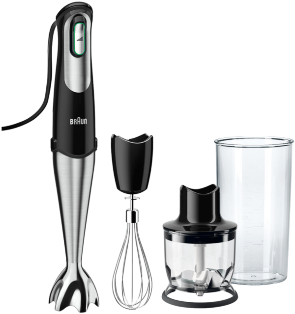 BRAUN BATIDORA MQ725 OMELETTE 750/W P/INOX NEGRA