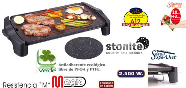 JATA PLANCHA DE ASAR GR557A ECOLOGICA M MAGIC