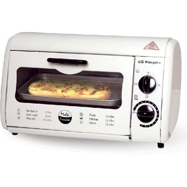 ORBEGOZO MINI-HORNO TOSTADOR HO800A Bco 8L 800W