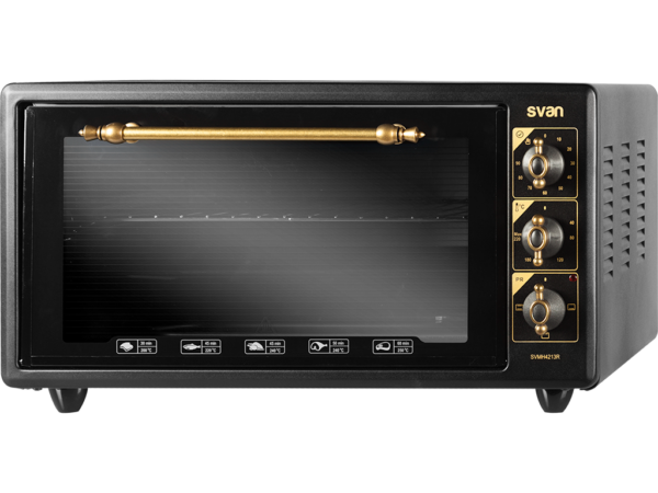 SVAN HORNO SOBREMESA SVMH4213R NEGRO/DORADO 42L