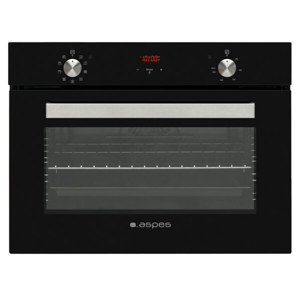 ASPES HORNO AHE1459N NEGRO COMPACTO 45CM 9PR MULT
