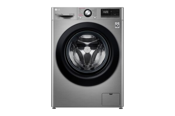 LG LAVADORA F4WV3008S6S C/F 8KG INOX 1400RPM
