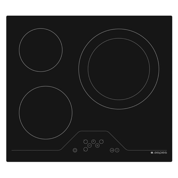 ASPES ENCIMERA APV3303 VITRO 3F DOBLE CORONA5.7kW