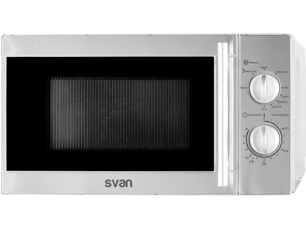 SVAN MICROONDAS SVMW720GX INOX C/GRILL 20L MECANIC