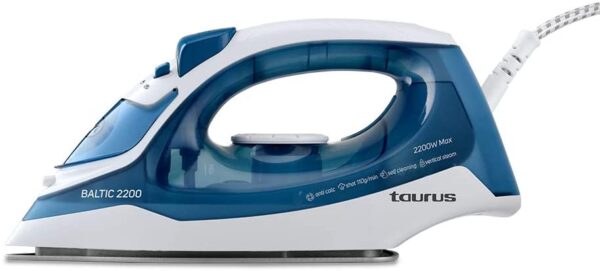 TAURUS PLANCHA VAPOR BALTIC 2200W AZUL 110gr