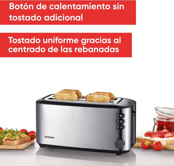 SEVERIN TOSTADOR 2509 Doble Inox