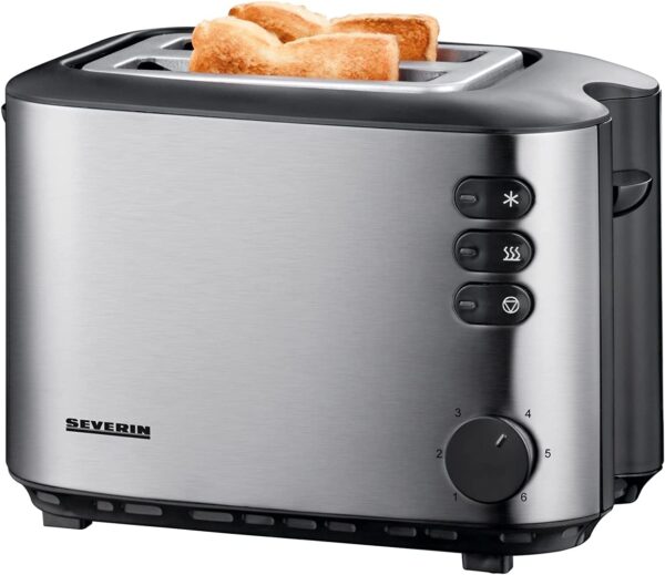 SEVERIN TOSTADOR 850W INOX/NEGRO 2514