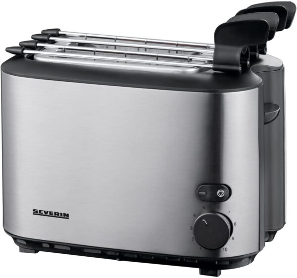 SEVERIN TOSTADOR 2516 ACERO 2 RA C/PI
