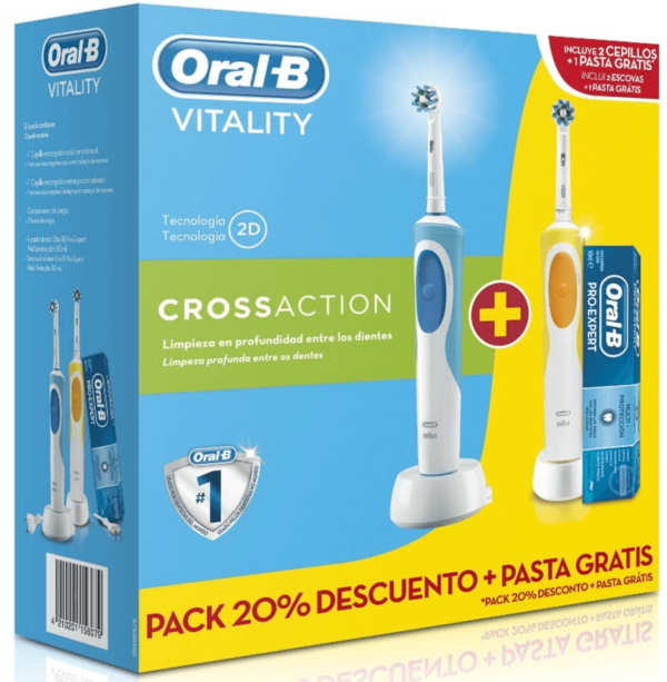 BRAUN CEPILLO DENTAL  DUO VITALITY CROSS ACTION