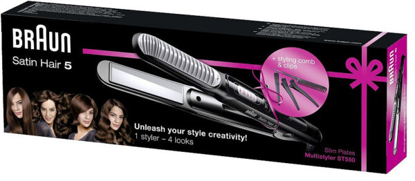 BRAUN PLANCHA DE PELO SATIN HAIR ST550
