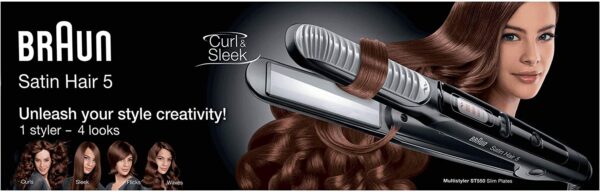 BRAUN PLANCHA PELO BRST550E sating hair 5 alisa/ri