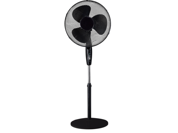 SVAN VENTILADOR SVVE40R PIE REDONDO 50W 3V.NEGRO