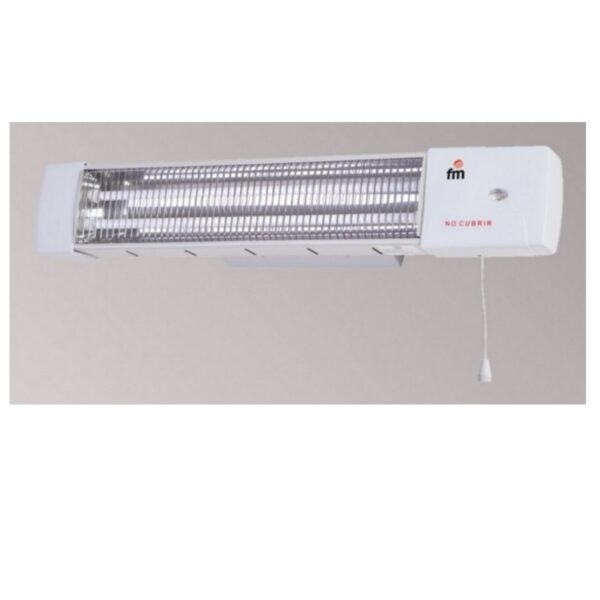 FM RADIADOR DE BAÑO 1502C CUARZO BLANCO 1200W