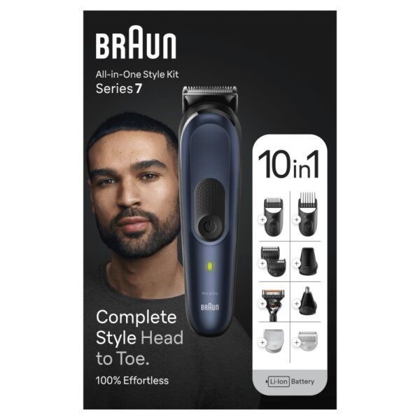 BRAUN CORTAPELO MGK7421 10 EN 1 AZUL