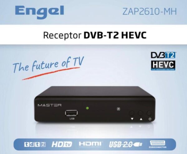 ENGEL MASTER TDT ZAP2610 MH-X HD DVB-T2 RECEIVER