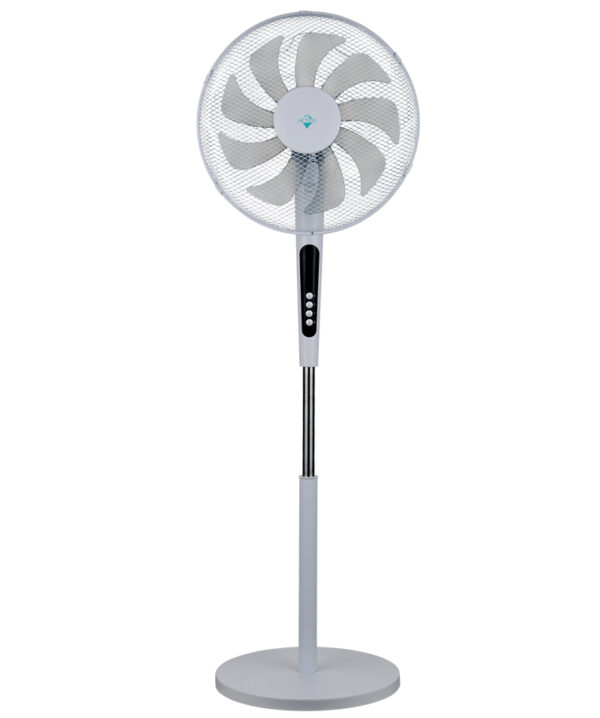 SYTECH VENTILADOR PIE SY-VLP37R 50W 9as Blanco