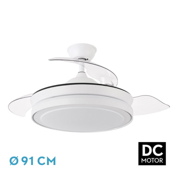 ABRILA VENT TECHO DC ESPARTA blanco 72w 3asp 91cm