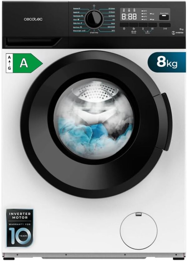 CECOTEC LAVADORA 8300 blanc 8kg 1400rpm 02792