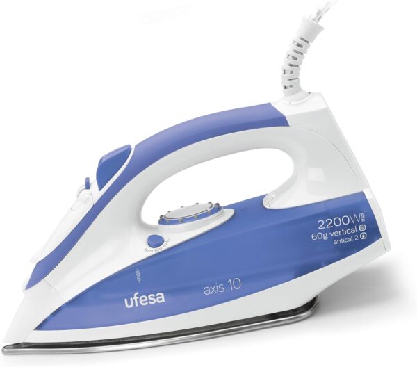 UFESA PLANCHA VAPOR PV1500 INOX 2.200W - Imagen 2