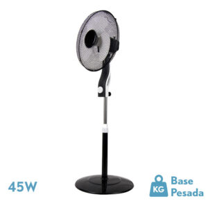 ABRILA VENT PIE MAGICO negro/blanco 3vel 45w 3aspa