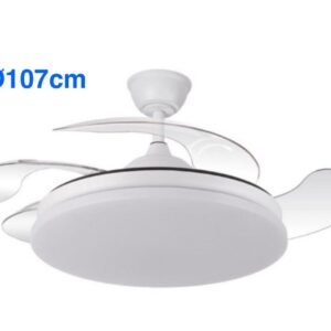 ED VENTILADOR TECHO RETRACTIL DIRECTO BLANCO 107cm