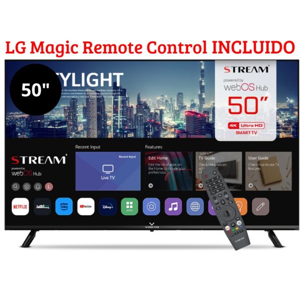 STREAM SYSTEM LED WSTRU5024TEX 50"webOS 4k